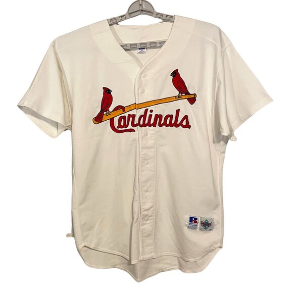 90s St Louis Cardinals Jersey | MLB Retro Vintage Russell Athletic | Size 48/XL - Picture 1 of 6